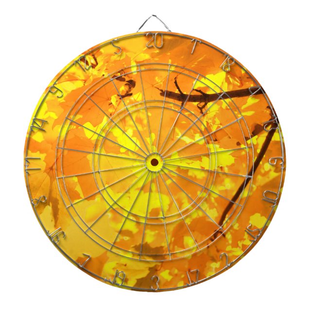 Tabla Dardos Placa de Arte de Mapeamento Amarelo (Frente)