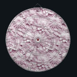 Tabla Dardos Placa de Arte Floral Rosa<br><div class="desc">Bela prancheta Floral Rosa</div>