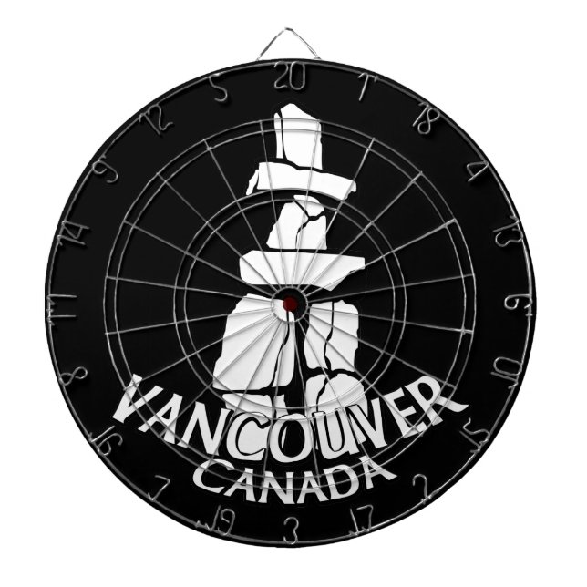 Tabla Dardos Placa de Arte Vancouver Souvenir (Frente)