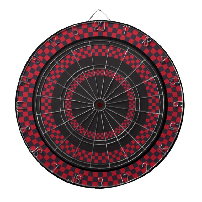 Tabla Dardos Placa de dardo com controlo vermelho e preto (Frente)