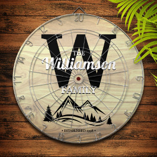 Tabla Dardos Placa de dardos personalizada da família Mountain