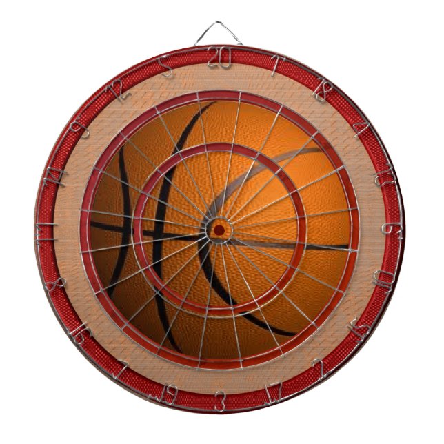 Tabla Dardos Placa de Dart para regulamento de basquete (Frente)