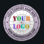 Tabla Dardos Placa de texto para logotipos de negócios personal<br><div class="desc">Cores e fontes personalizadas - Design suas próprias pranchetas com logotipo e nome personalizados simples da sua empresa no site ou Design profissional de texto personalizado Placa de início de negócios / presente - Adicione seu logotipo - Imagem ou foto - Código QR / Nome - Empresa/site ou telefone, e-mail...</div>