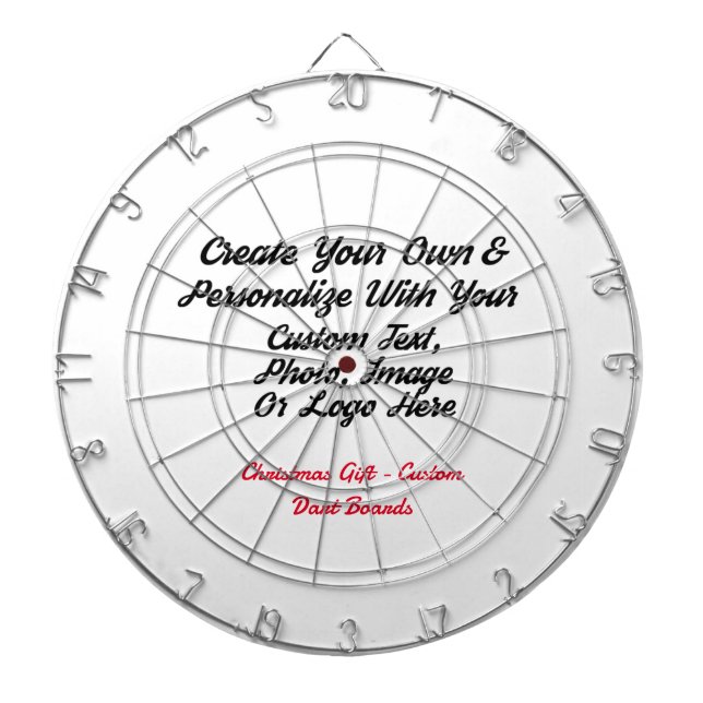 Tabla Dardos Placas Dart Personalizadas para Presente de Natal (Frente)