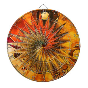 Tabla Dardos Placas de dardo abstrato Art 72
