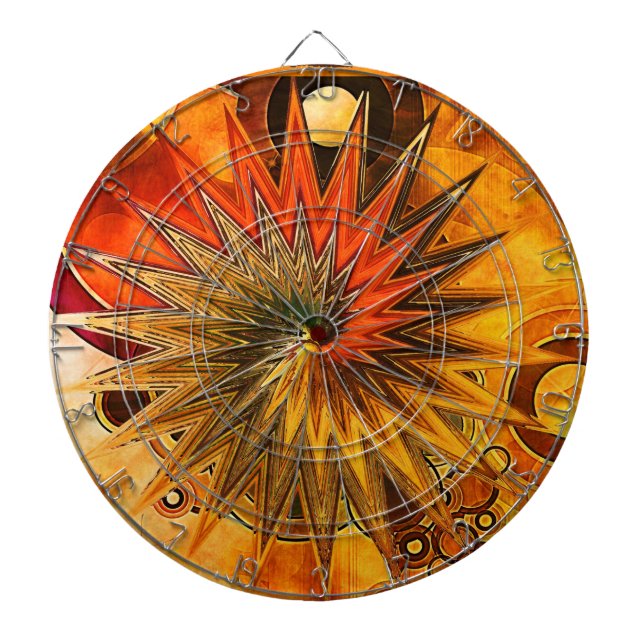 Tabla Dardos Placas de dardo abstrato Art 72 (Frente)
