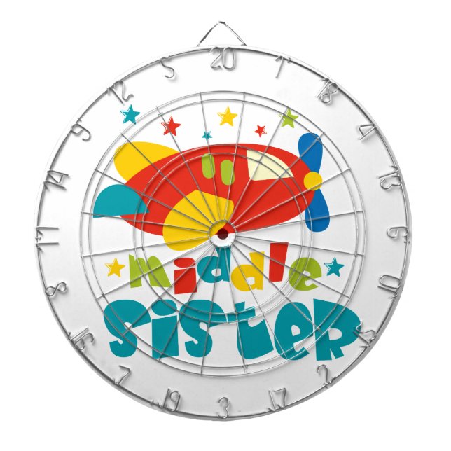 Tabla Dardos Plano Irmã Média (Frente)