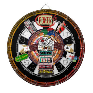 Tabla Dardos Poker Life Gambler's Hall Dart Board