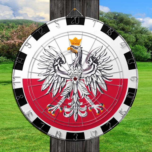 Tabla Dardos Polônia Dartboard & Flag dardos / conselho de jogo (Criador carregado)