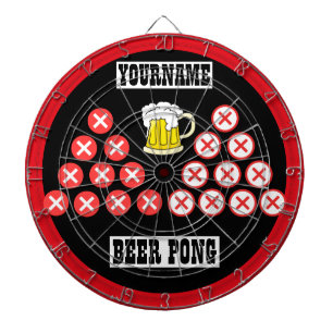 Tabla Dardos Pong de Cerveja Personalizado