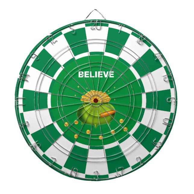 Tabla Dardos Pote de Ouro e Texto (Frente)