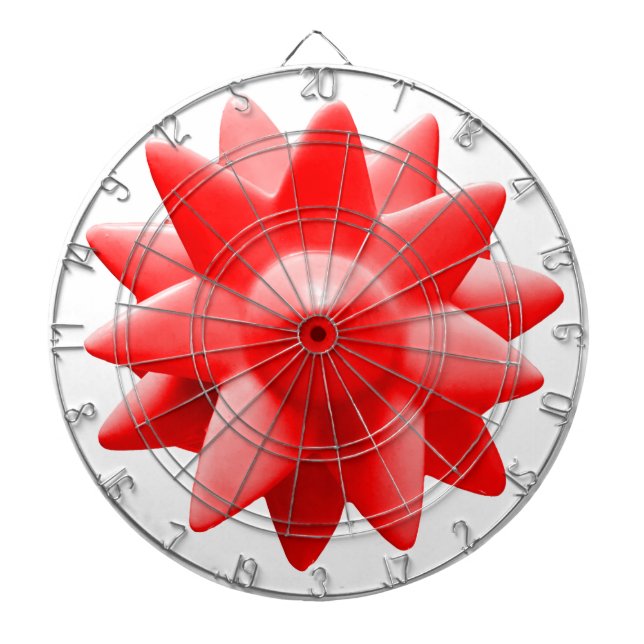 Tabla Dardos prato vermelho picante (Frente)