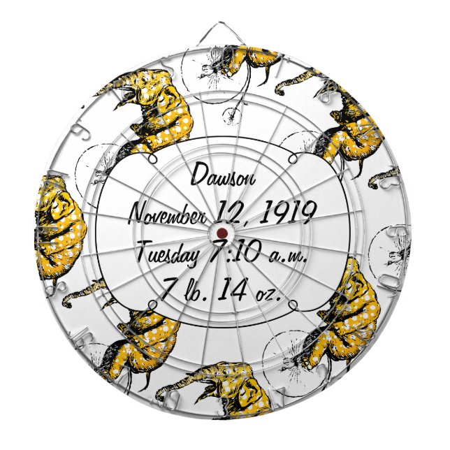 Tabla Dardos Presentes de elefante de circo (Frente)