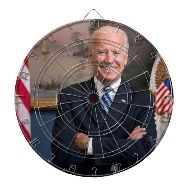 Tabla Dardos Presidente americano Joe Biden como Senador (Frente)