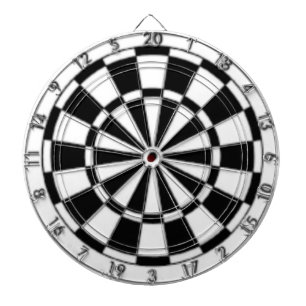 Tabla Dardos Preto e branco