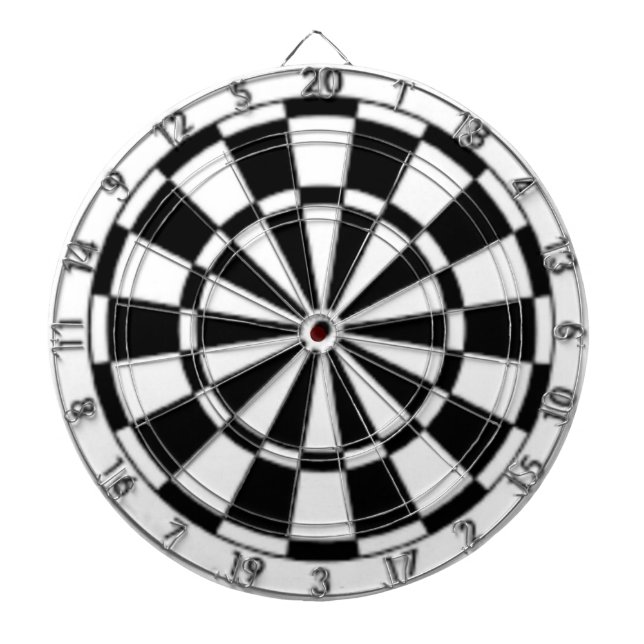 Tabla Dardos Preto e branco (Frente)