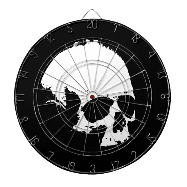 Tabla Dardos Preto e Branco (Frente)