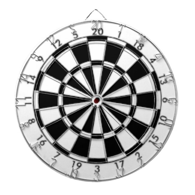 Tabla Dardos Preto e branco (Frente)