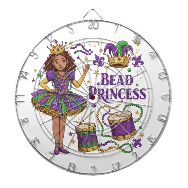 Tabla Dardos Princesa Miçanga - Mardi Gras (Frente)