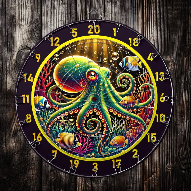 Tabla Dardos Profundidades Eéticas Octopus Dartboard (Criador carregado)