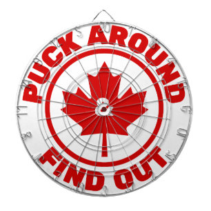 Tabla Dardos Puck Around & Descobrir Folha de Bordo Canadense