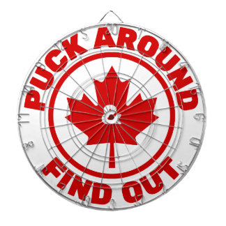 Tabla Dardos Puck Around & Descobrir Folha de Bordo Canadense