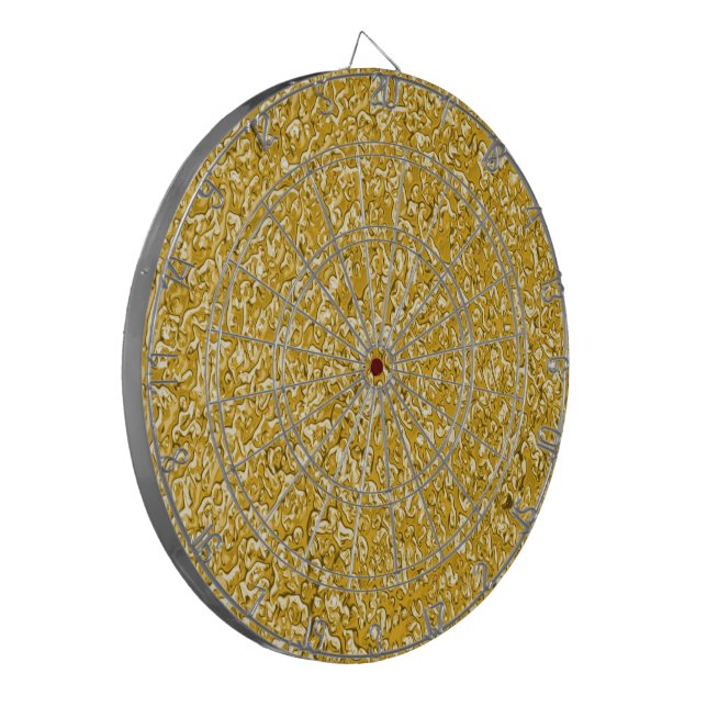 Tabla Dardos PURE DOURADO Splatter Patterno + seu texto (Frente Esquerda)