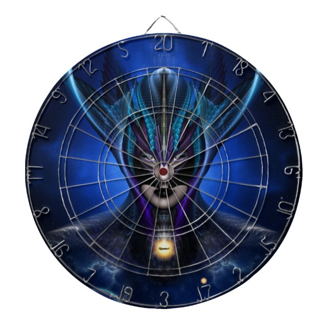 Tabla Dardos Quadro Azul Sombra Taidushan Sai (Frente)