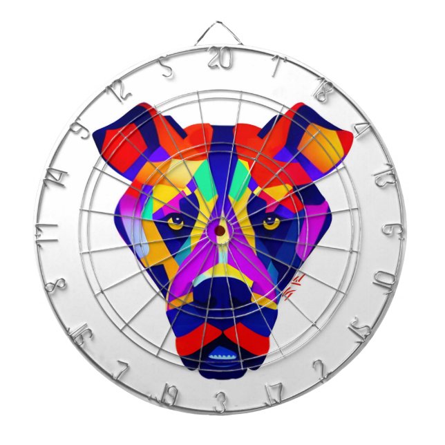 Tabla Dardos Quadro branco de cães de Alexander (Frente)