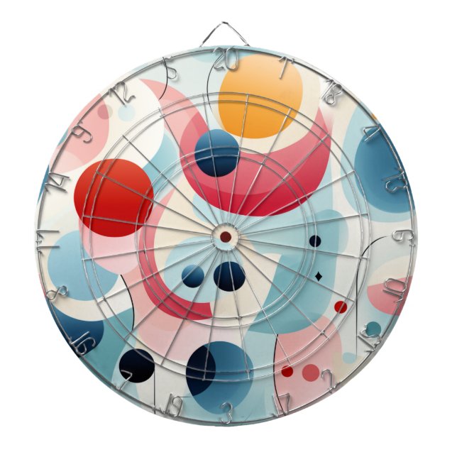 Tabla Dardos Quadro de Arte Geométrico Design (Frente)