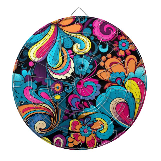 Tabla Dardos Quadro de Arte Groovy (Frente)