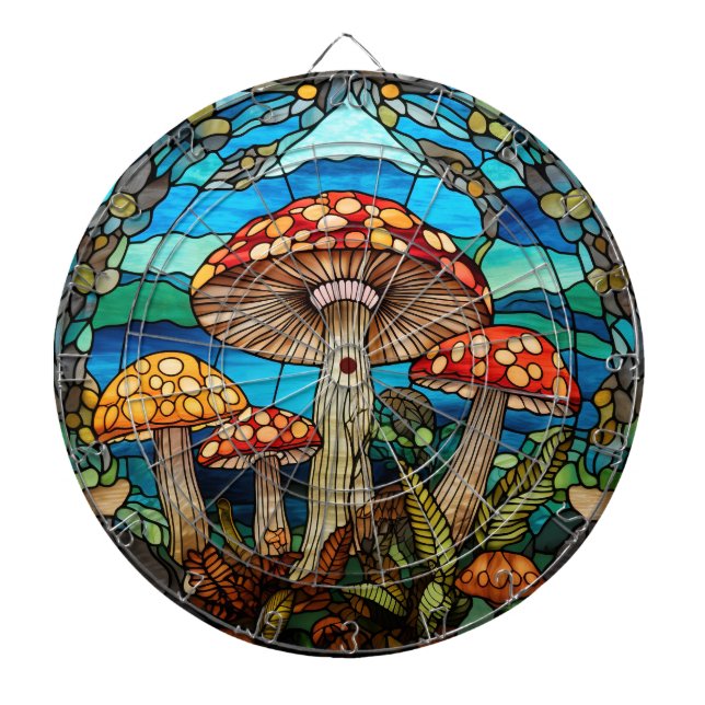 Tabla Dardos Quadro de Cogumelos (Frente)
