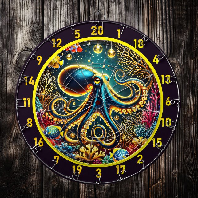 Tabla Dardos Quadro de Dartboards de Octopus Elétricos (Criador carregado)