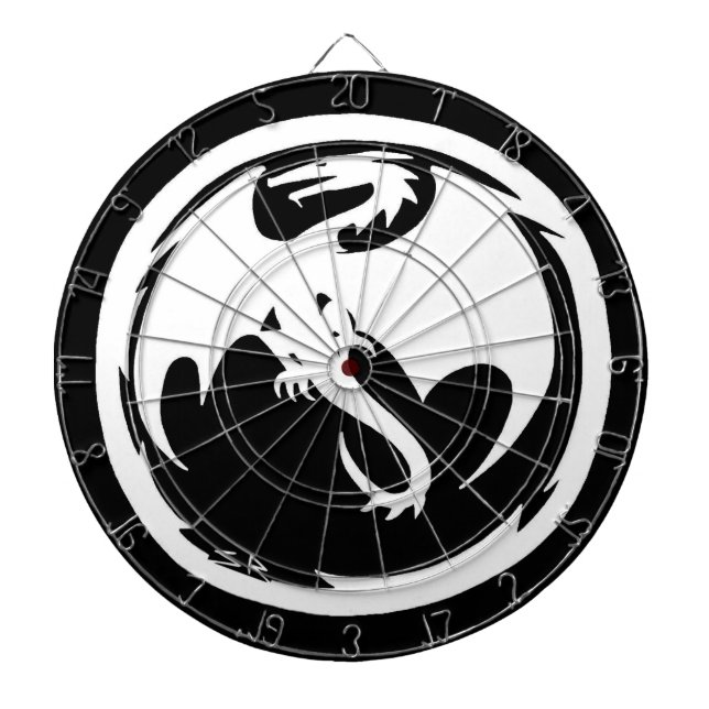 Tabla Dardos Quadro de dartboards de ouro White Dragon (Frente)