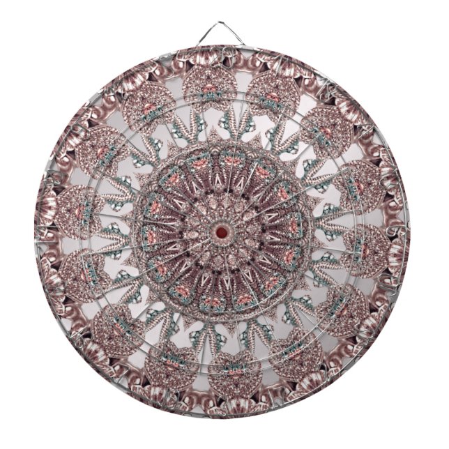 Tabla Dardos Quadro de Dartboards Ornamental Rosa (Frente)