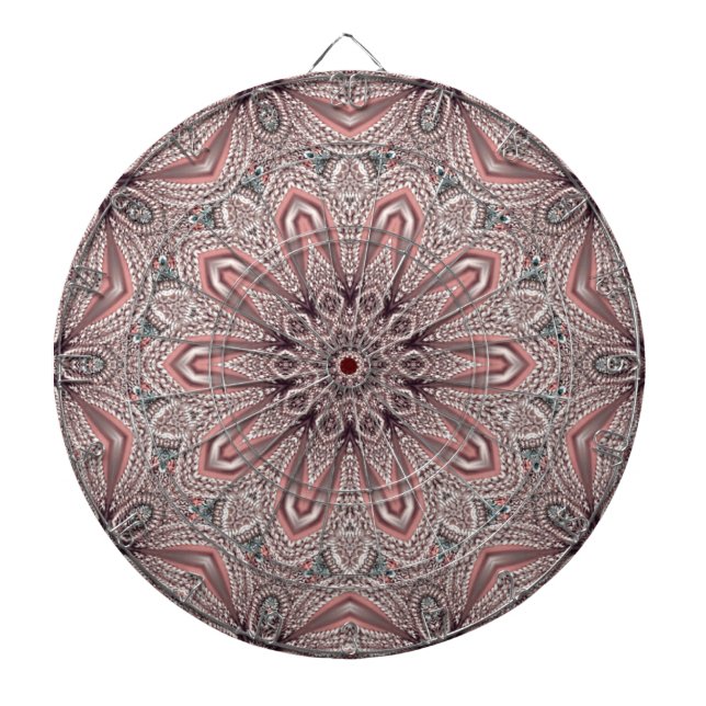 Tabla Dardos Quadro de Dartboards Ornamental Rosa (Frente)