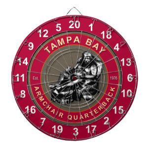 Tabla Dardos Quadro de Futebol Tampa Bay Armadeira Quarterback