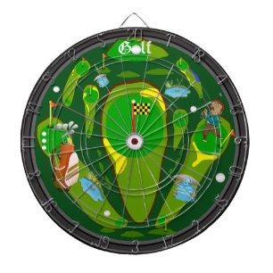 Tabla Dardos Quadro de risco de água de golfe de 9 furos