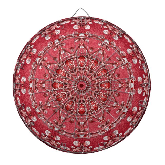 Tabla Dardos Quadro decorativo rosa vermelho (Frente)