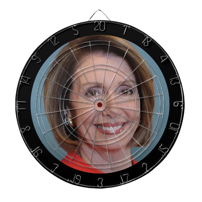 Tabla Dardos Quadro Oficial de Retratos de Nancy Pelosi (Frente)