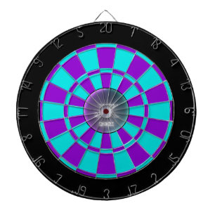 Tabla Dardos Quadro Preto de Teal Roxo 2021