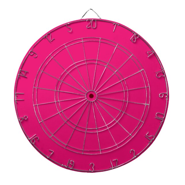 Tabla Dardos Quadro rosa quente (Frente)