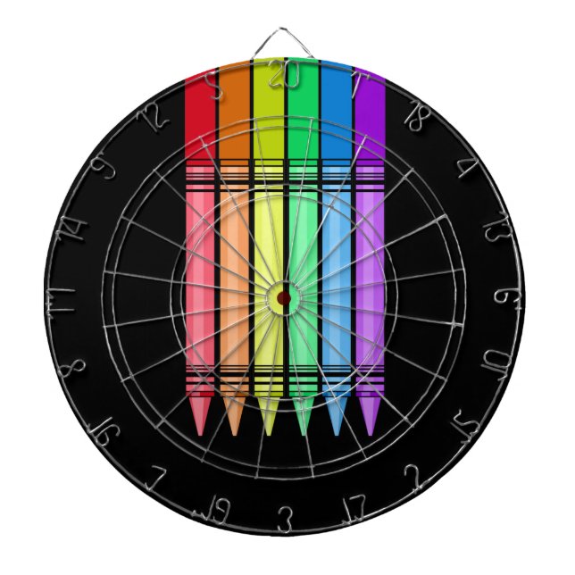 Tabla Dardos Rainbow Crayon (Frente)