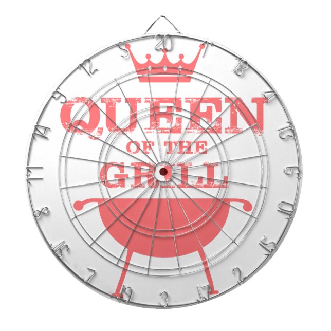 Tabla Dardos Rainha Da Grelha, Rosa (Frente)