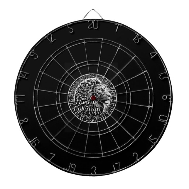 Tabla Dardos Rasta Poleman Dartboard (Frente)
