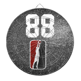 Tabla Dardos Red and Black Glitter Team Jersey