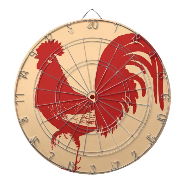 Tabla Dardos Red Rooster (Frente)