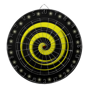Tabla Dardos Regulação da roda hipnótica espiral