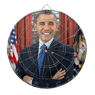 Tabla Dardos Retrato de Barack Obama
