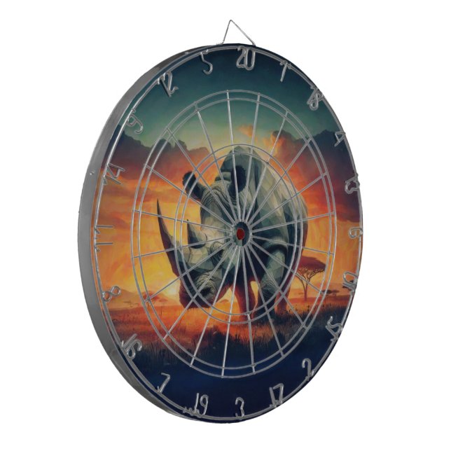 Tabla Dardos Rhino Sunset Safari (Frente Esquerda)